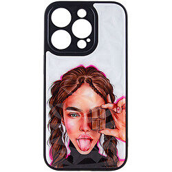 Чохол (накладка) Apple iPhone 14 Pro, Epik Prisma Ladies, Chocolate, Малюнок