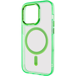 Чехол (накладка) Apple iPhone 13 Pro Max, Epik Iris, MagSafe, Салатовый - № 3