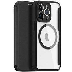 Чехол (книжка) Apple iPhone 13 Pro, Dux Ducis Skin X Pro, MagSafe, Черный