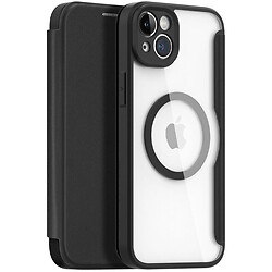 Чехол (книжка) Apple iPhone 14, Dux Ducis Skin X Pro, MagSafe, Черный