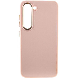 Чехол (накладка) Samsung S906 Galaxy S22 Plus, Epik Leather Metal Style, Light Pink, Розовый