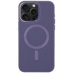 Чохол (накладка) Apple iPhone 13 Pro, Epik Leather Metal Style, MagSafe, Фіолетовий