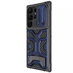 Чехол (накладка) Samsung S918 Galaxy S23 Ultra, Nillkin CamShield Adventurer Pro, Interstellar Blue, Синий, Черный