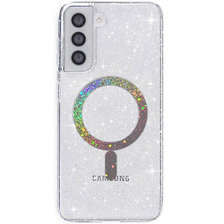 Чехол (накладка) Samsung G901 Galaxy S22, Epik Eclipse Sparkle, MagSafe, Прозрачный