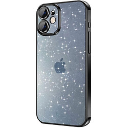 Чохол (накладка) Apple iPhone 12, Epik Glittershine, Чорний