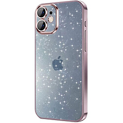 Чохол (накладка) Apple iPhone 12, Epik Glittershine, Rose Gold, Рожевий