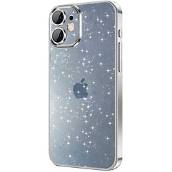 Чохол (накладка) Apple iPhone 12, Epik Glittershine, Срібний