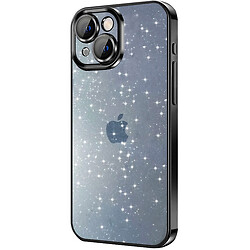 Чохол (накладка) Apple iPhone 14, Epik Glittershine, Чорний