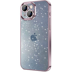 Чехол (накладка) Apple iPhone 14, Epik Glittershine, Rose Gold, Розовый