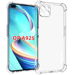 Чохол (накладка) OPPO A92s, GETMAN Ease logo, Прозорий