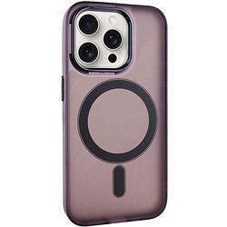 Чохол (накладка) Apple iPhone 12 / iPhone 12 Pro, Epik Lily, Dark Purple, MagSafe, Фіолетовий