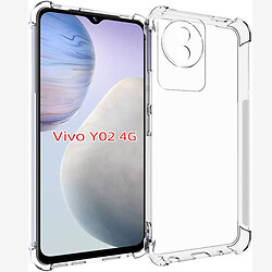 Чохол (накладка) Vivo Y02, GETMAN Ease logo, Прозорий