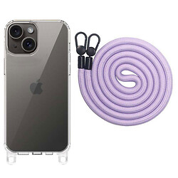 Чехол (накладка) Apple iPhone 13 / iPhone 14, Epik Straps, Прозрачный