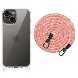 Чехол (накладка) Apple iPhone 13 / iPhone 14, Epik Straps, Прозрачный