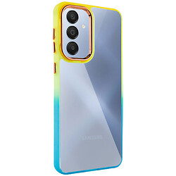 Чохол (накладка) Samsung Galaxy A55, Epik Fresh sip, Бірюзовий, Помаранчевий