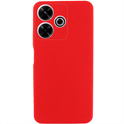 Чехол (накладка) Xiaomi Pocophone M6 / Redmi 13, GETMAN Liquid Silk, Красный