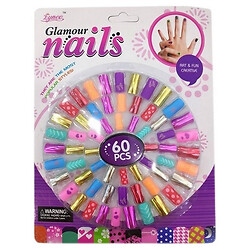 Накладні нігті "Glamour Nails", 60 шт, Eynee