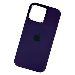 Чохол (накладка) Apple iPhone 13 / iPhone 13 Pro, Premium Silicone Case Metal AG, Dark Purple, MagSafe, Фіолетовий