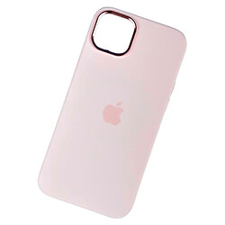 Чехол (накладка) Apple iPhone 13 / iPhone 13 Pro, Premium Silicone Case Metal AG, MagSafe, Розовый