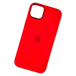 Чохол (накладка) Apple iPhone 14 Plus, Premium Silicone Case Metal AG, MagSafe, Червоний