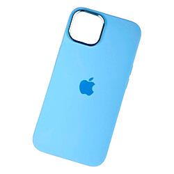 Чехол (накладка) Apple iPhone 14 Pro, Premium Silicone Case Metal AG, MagSafe, Light Blue, Синий