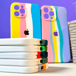 Чехол (накладка) Apple iPhone XS Max, Colorfull Soft Case, Rainbow 16 - № 5