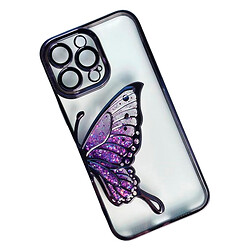 Чохол (накладка) Apple iPhone 11, Shining Butterflies, Фіолетовий