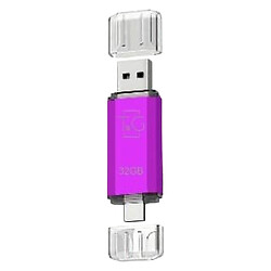 USB Flash T&G C 009, 32 Гб., Фіолетовий