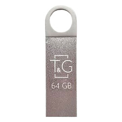 USB Flash T&G Metal 026, 64 Гб., Срібний