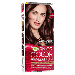 Крем-краска для волос стойкая "GARNIER Color Sensation", Ледяной каштан, 4.15