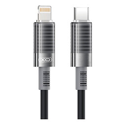 USB кабель XO NB-Q282A Apple iPhone 15 Plus / iPhone 15 Pro Max / iPhone 15 / iPhone 15 Pro / iPhone SE 2022 / iPhone 14 Pro Max / iPhone 14 Plus / iPhone 14 Pro / iPhone 14 / iPhone 13 Pro / iPhone 13 Mini / iPhone 13, Lightning, 1.0 м., Черный