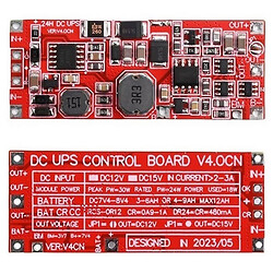 Модуль резервного живлення/зарядки 12В/15В від LiPo батареї 2S 24Вт