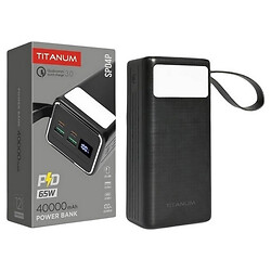 Портативная батарея (Power Bank) TITANUM SP04P, 40000 mAh, Черный