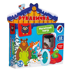 Игра настольная "Магнитный театр. Академия развития: Перчатка", укр, Vladi Toys