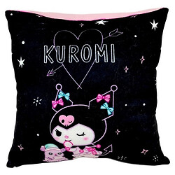 Подушка с принтом аниме "Куроми (Kuromi)", 25 см, Копица