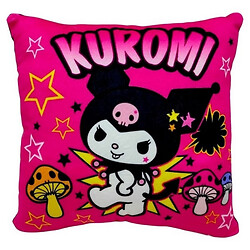 Подушка с принтом аниме "Куроми (Kuromi)", 25 см, Копица