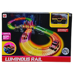 Трек Magic Track Lumimous Rail 199 элементов батар. светящийся в темноте короб. 35,2*7,2*25см, Mic