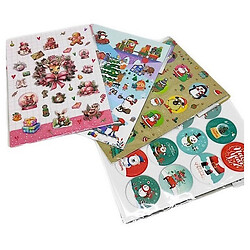 Видання для дозвілля "Зимові наклейки" В6, 2 л., Апельсин