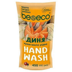 Крем-мило рідке антибактеріальне Be&Eco Диня, дой-пак 450 мл