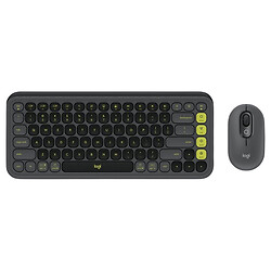 Клавіатура та миша Logitech Pop Icon Combo, Графітовий