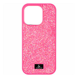 Чехол (накладка) Apple iPhone 15, Bling World Rock Diamond, Light Pink, Розовый