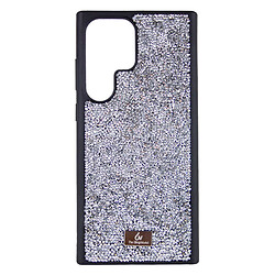 Чехол (накладка) Samsung S918 Galaxy S23 Ultra, Bling World Rock Diamond, Серебряный