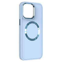 Чехол (накладка) Apple iPhone 11, Bonbon Metal Style, MagSafe, Mist Blue, Голубой