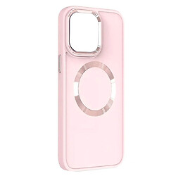 Чехол (накладка) Apple iPhone 11, Bonbon Metal Style, MagSafe, Light Pink, Розовый