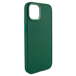 Чохол (накладка) Apple iPhone 12 / iPhone 12 Pro, Bonbon Metal Style, Pine Green, Зелений