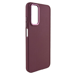 Чохол (накладка) Samsung A346 Galaxy A34 5G, Bonbon Metal Style, Plum, Бордовий