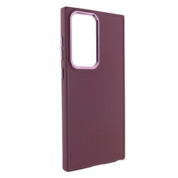 Чехол (накладка) Samsung S918 Galaxy S23 Ultra, Bonbon Metal Style, Plum, Бордовый