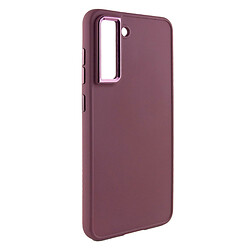 Чохол (накладка) Samsung S911 Galaxy S23, Bonbon Metal Style, Plum, Бордовий