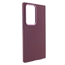 Чохол (накладка) Samsung S928 Galaxy S24 Ultra, Bonbon Metal Style, Plum, Бордовий