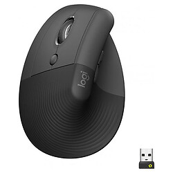 Мышь Logitech Lift Left Vertical Ergonomic, Графитовый